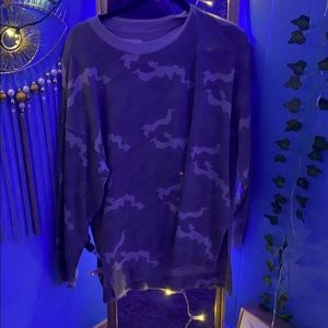 army print sweatshirt